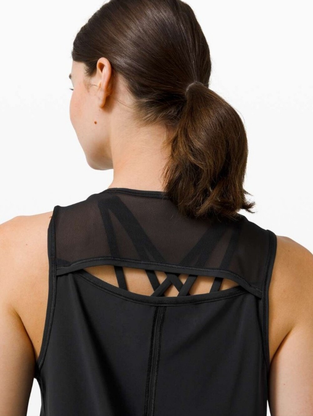 Lululemon Sculpt Tank Black Mesh XS 2/4